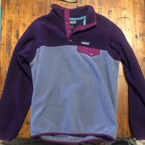 Patagonia Purple 1/4 Button Up